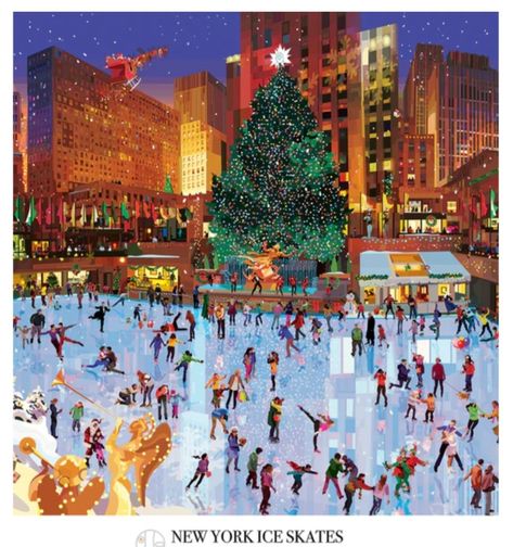 Tall Christmas Trees, Christmas Ice Skates, Grant Wood, Dante Gabriel Rossetti, Holiday Puzzle, Gil Elvgren, Ravensburger Puzzle, Francisco Goya, Amedeo Modigliani