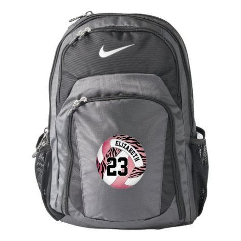 Snail Backpack, Volleyball Backpack, Personalized Sports Gifts, Girls Soccer Team, Soccer Backpack, Nike Volleyball, Girls Volleyball, Nike Backpack, Volleyball Training