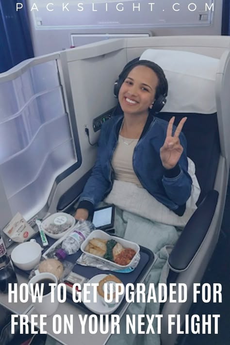 Want to fly business but too darn broke? Take your chance with these 8 tips to get upgraded for FREE on your next flight! #traveltips #solofemaletravel #travel #flyingtips #frequentflyer Flight Hacks, Air Travel Tips, Travel Life Hacks, Airport Travel, International Travel Tips, Best Flights, Flight Attendants, Travel Industry, Black Travel