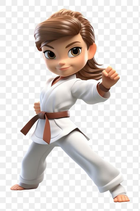 Karate Cartoon, Cartoon Sports, Namaste Art, Black Belt Karate, Kids Karate, Sport Karate, Shotokan Karate, Cardio Kickboxing, Girl Sport