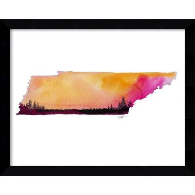 Jessica Durrant, Road Trip Art, State Tattoos, Bristol Tn, Tennessee State, Hand Embroidery Projects, Watercolor Images, Pallet Art, Easy Watercolor