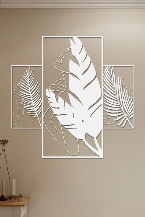 🤩SPECIAL OFFER-25% OFF STORE WIDE!!!🤩 ⭐ Give your space a trendy look with this gorgeous metal wall art! ⭐Our Metal wall art will go great in all your spaces; home decor, living room decor, bedroom decor, bathroom decor, entryway decor, outdoor decoration kitchen decor, office decor, garage decor ⭐ Looking for something different? Check out our main page: https://www.etsy.com/shop/BLACKBORNE Steps Decoration Ideas, Entryway Decor Outdoor, Metal Wall Art Living Room, Positive Wall Art, Abstract Metal Wall Art, Deco Studio, Decor Entryway, Home Decor Living Room, Leaf Wall Art