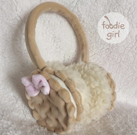 @foodiegirlshop on instagram! Choco Biscuit, Soft Gamine, Food Accessories, Kawaii Accessories, Kawaii Clothes, Earmuffs, Dream Clothes, Pink Bow, Girly Girl