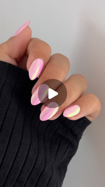 Gel Lamp, Chrome Powder, Love W, Chrome Nails, Nails Nailart, Nail Artist, Top Coat, Cotton Candy, Nail Inspo