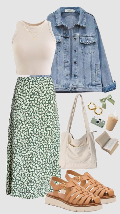 Outfits College Summer, Casual Church Outfit, Summer Outfits College, Curvy Summer Outfits, Summer Outfits Classy, Skirt Ootd, Outfits Men Summer, Aesthetic Skirt, Summer Outfits Curvy