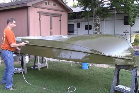 Winterize Boat, Aluminum Boat Paint, Flat Bottom Jon Boat, Boat Flooring Ideas, Jon Boat Fishing, Jon Boat Project, Aluminum Jon Boats, Jon Boat Modifications, Boat Upgrades