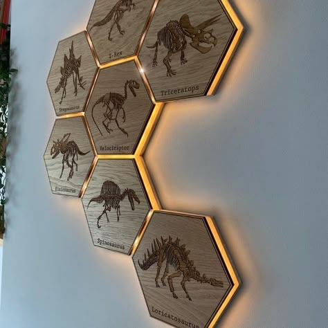 Dinosaur Wall Decor, Dinosaur Room Decor, Laser Cut Wood Crafts, Dinosaur Room, Laser Engraved Ideas, Paleo Art, Dinosaur Wall, Boys Room Decor, Laser Cut Wood