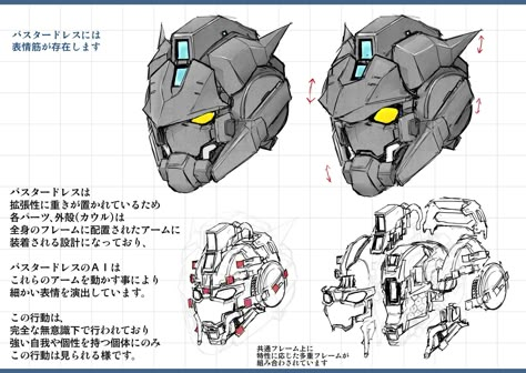 Mech Head Design, Mech Head, Mecha Head, Robot Head, Robot Design Sketch, Robot Sketch, Robot Suit, Mecha Suit, Mech Design