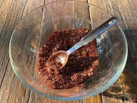 Smoked Paprika, Coffee, and Chili Rub Rub For Ribs, Coffee Chili, Lemon Margarita, Dry Rub For Ribs, Best Summer Desserts, Coffee Rub, Ancho Chili, Blue Desserts, Bread Salad