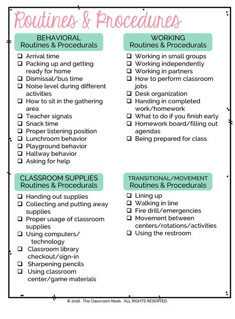 If there were two words that came out of my mouth more often than not the first few weeks of school, it would be: routine  and procedur... Routines And Procedures, School Procedures, Classroom Routines And Procedures, Responsive Classroom, Bilingual Classroom, Holiday Tips, Classroom Procedures, Classroom Culture, Classroom Behavior Management