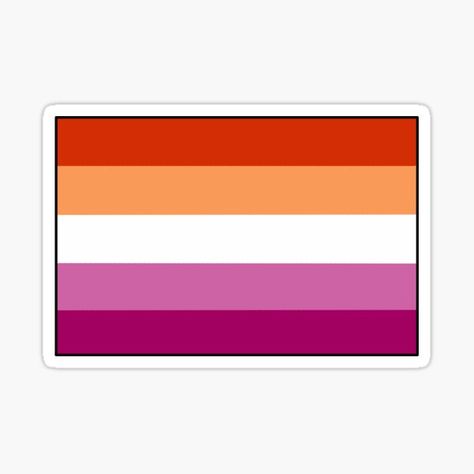 Lesbian Flag, Flag Sticker, Sticker Shop, Family And Friends, I Shop, Flag, Art