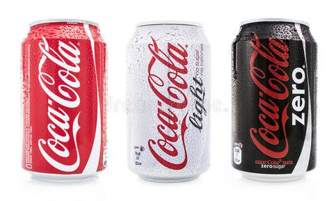 Coca cola light, zero and normal. HILVERSUM, NETHERLANDS - JANUARY 28, 2014: Coc , #sponsored, #JANUARY, #NETHERLANDS, #HILVERSUM, #cola, #Coca #ad Coca Cola Light, Sugar Free Drinks, Carbonated Soft Drinks, Coca Cola Zero, Cherry Coke Can, Coca Cola Can, Diet Soda, Cute Love Quotes For Him, Diet Coke