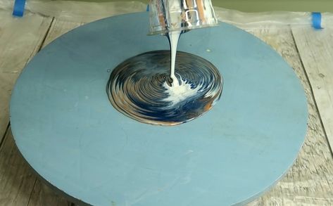 Resin Table Top Glass Table Redo, Live Edge Resin, Painted Table Tops, Diy Resin Table, Art Pouring, Resin Tables, Resin Table Top, Epoxy Projects, Epoxy Ideas