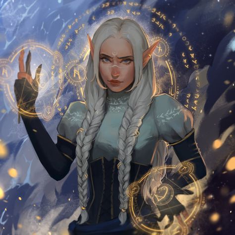 Elf Mage Female, Unicorn Character Design, Astral Elf, Dnd Elf, Female Mage, Unicorn Character, Character Design Concept Art, Elf Characters, Pirate Bay