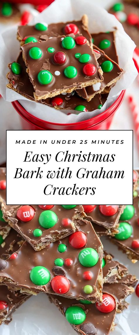 Image for Easy Christmas Bark with Graham Crackers Easy To Make Holiday Treats, Cracker Christmas Bark, Saltine Cracker Christmas Bark, Graham Cracker Crafts, Christmas Bark Graham Crackers, Graham Cracker Bark Christmas, Christmas Candy Graham Cracker, Chocolate Covered Graham Crackers Christmas, Graham Cracker Toffee Bark