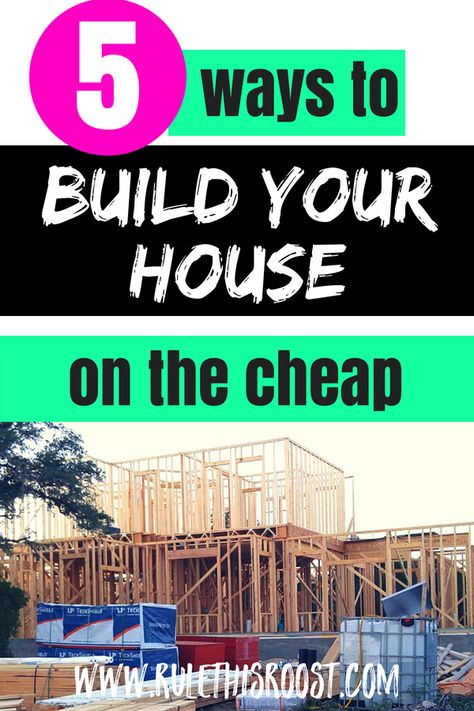 Cheap Houses To Build, Build Your House, Home Building Tips, Cheap Houses, Build Your Own House, Home Buying Tips, Home Building, Building A New Home, Build Your Dream Home