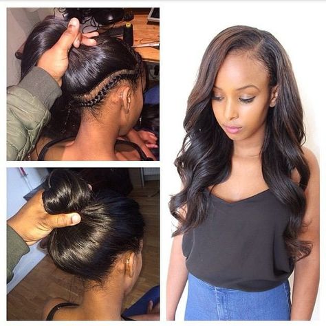 Need Sew In Ideas? - 17 More Gorgeous Weaves Styles You Can Try For Your Next Sew In [Gallery] Cambodian Hair Weave Sew Ins, Versatile Sewin, Wig Pictures, Sewin Hairstyles, Sew In Hairstyles, Sew Ins, Pelo Afro, Hair Done, Hair Weaves