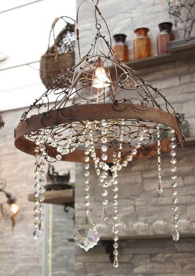 Kattokruunu Diy, Wire Chandelier, Bedroom Crafts, Diy Chandelier, Garden Deco, Diy Lamp Shade, Deco Boheme, Diy Home Decor Bedroom, Home Decor Projects