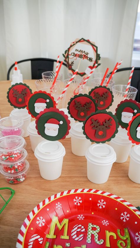 Classroom Cookie Decorating Party, Toddler Cookie Decorating Party, Toddler Cookie Decorating, Holiday Cookie Decorating Party, Kids Christmas Cookie Decorating Party, Kids Cookie Decorating Party, Toddler Christmas Party Ideas, Sugar Cookie Decorating Party, Toddler Christmas Party