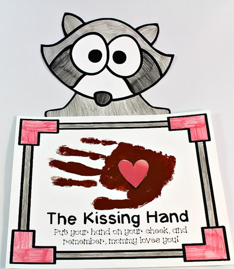 Kissing Hand First Week of School Activities - Mrs. B's Beehive Kinder First Day Of School, Kissing Hand Preschool, Hand Activity, Storybook Activities, Kindergarten Daily 5, First Week Of Kindergarten, Reading Preschool, Alphabet Project, Kissing Hand