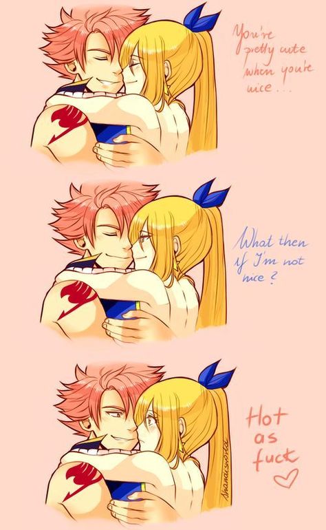 Lucy X Natsu, Nalu Comics, Natsu E Lucy, Fairy Tail Meme, Fairy Tail Quotes, Fairy Tail Funny, Fairy Tail Comics, Fairy Tail Family, Natsu Fairy Tail