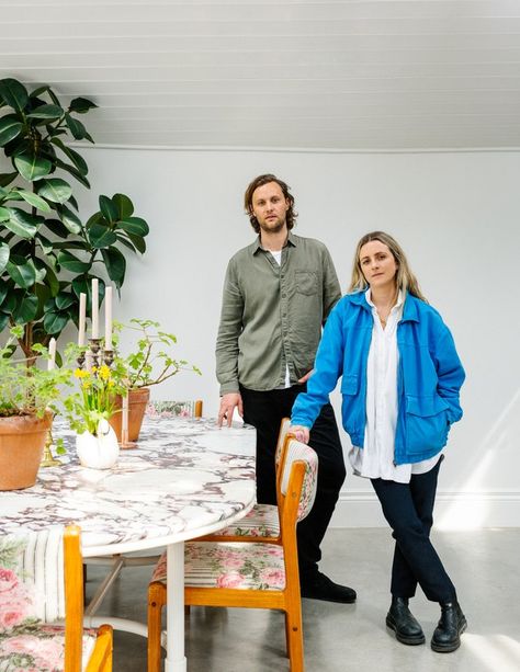 Beauty and practicality join forces at Angus and Charlotte Buchanan's London house | House & Garden Studio Buchanan, Buchanan Studio, Stylish Living Room Ideas, Nicky Haslam, Delicious Food Recipes, Robert Kime, Patterned Furniture, Decorating House, Childrens Bathroom