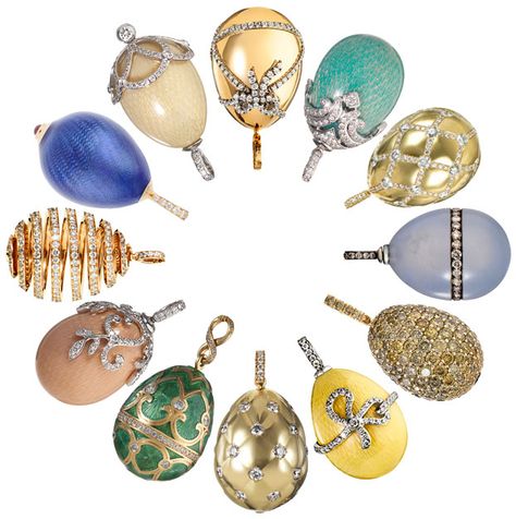 faberge egg jewelry pendants - Google Search Faberge Jewelry, Enamel Jewellery, Faberge Egg, Alexandra Feodorovna, Egg Crafts, Faberge Eggs, Imperial Russia, Easter Tree, Egg Art