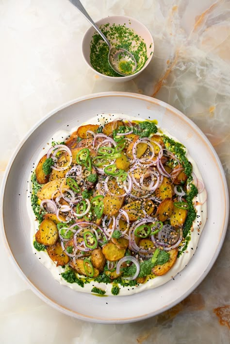 Masala Potatoes, Yotam Ottolenghi Recipes, Ottolenghi Recipes, Yotam Ottolenghi, Chaat Masala, Indian Street Food, Tikka Masala, Samosa, Indian Cooking