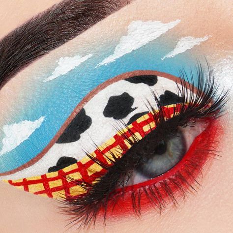 Toy Story Makeup, Cowboy Makeup, Stunning Eye Makeup, Makeup Toys, Toy Story Movie, Sugarpill Cosmetics, Crazy Eyes, Stunning Eyes, Hair Colorist