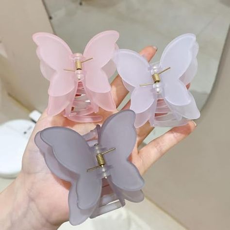 Hair Clutcher, Butterfly Hair Claw, Double Butterfly, Multi Colored Hair, Big Butterfly, Hair Clamps, Butterfly Hair Clip, Hair Claw Clip, Butterfly Clips