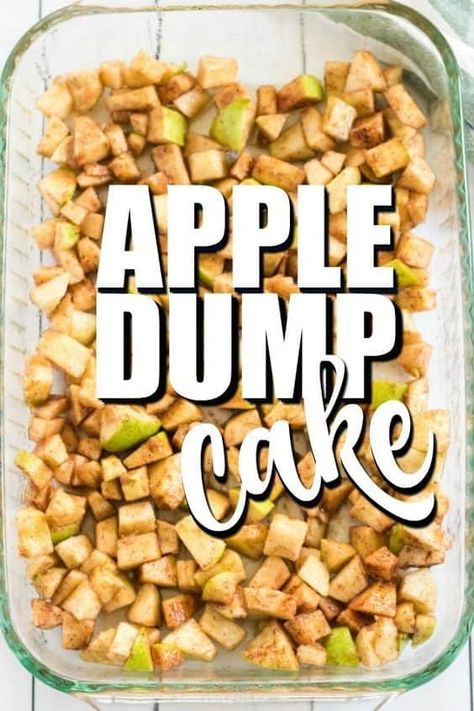 Apple Pie Filling Cake, Pie Filling Cake, Filling Cake, Apple Dump Cake Recipe, Apple Dump Cake, Dump Cake Recipe, Apple Recipes Easy, Apple Dump Cakes, Apple Pie Filling