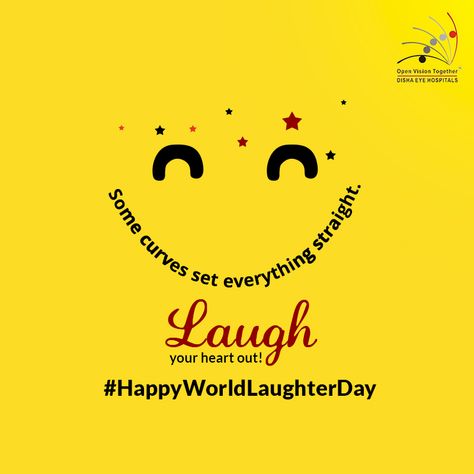 Laugh out loud and let the world wonder why. Laughter has the power to renew, heal, boost immunity, aids in better mood management, etc. Let’s harness the power of a good laugh this World Laughter Day. #dishaeyehospitals #worldlaughterday #laughter #stressmanagement #laughoutloud #eyecare #eyecareforall World Laughter Day Creative Ads, Laughter Day Creative Ads, Mood Management, Static Image, World Laughter Day, Laughter Day, Boost Immunity, Image Ideas, Drawings Of Friends