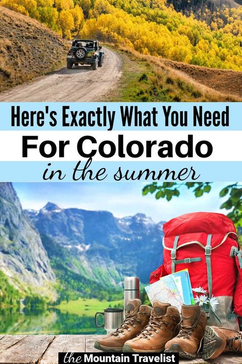 Colorado Travel Outfits, Summer In Colorado Outfits, Colorado Vacation Outfits, Denver Summer Outfits, Packing List For Colorado, Denver Packing List, Telluride Colorado Summer, Colorado Packing List, Aspen Colorado Summer