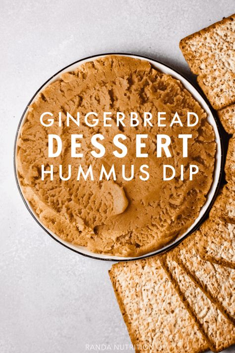 Sweet Hummus, Hummus Dip Recipe, Snickerdoodle Desserts, Dessert Hummus Recipe, Healthy Gingerbread, Cheese Night, Gingerbread Dessert, Protein Dessert, Chocolate Hummus