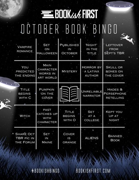 October Reading Bingo, October Book Bingo, Bookish Bingo, Book Bingo, Bingo Books, October Books, Ya Fantasy Books, Note Taking Tips, Character Words