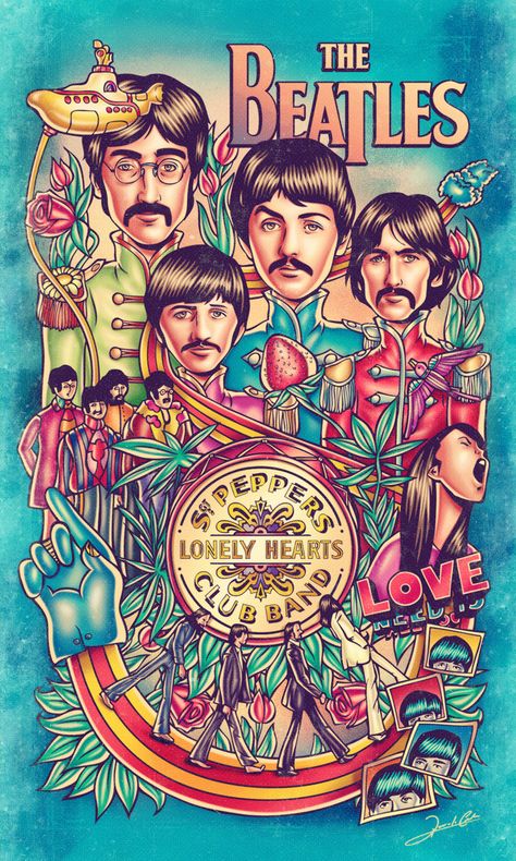 The Beatles — Designspiration Muzică Rock, Poster Rock, Beatles Poster, Poster Graphics, Rock Band Posters, Vintage Music Posters, Beatles Art, Rock N’roll, Paris Photo