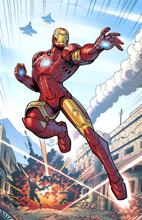 Iron Man on Behance Iron Man Comic Art, Iron Man Drawing, Iron Man Fan Art, Toni Stark, Iron Man Comic, Iron Man Wallpaper, Iron Man Art, Iron Man Armor, Marvel Characters Art