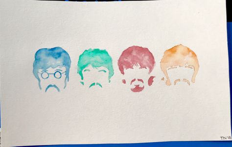 Beatles Watercolor, Watercolor Painting, Watercolor Paintings, Art, Watercolour Painting