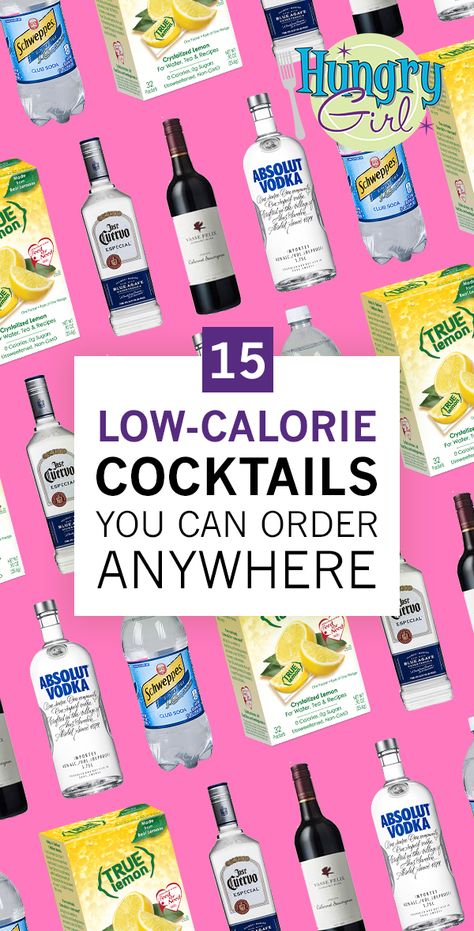 Low Calorie Alcoholic Drinks At Bar, Low Calorie Low Sugar Alcoholic Drinks, Best Low Calorie Alcoholic Drinks, Low Calorie Bar Drinks, Low Cal Vodka Drinks, Low Calorie Drinks Alcohol, Low Calorie Vodka Drinks, Ww Cocktails, Low Cal Alcoholic Drinks