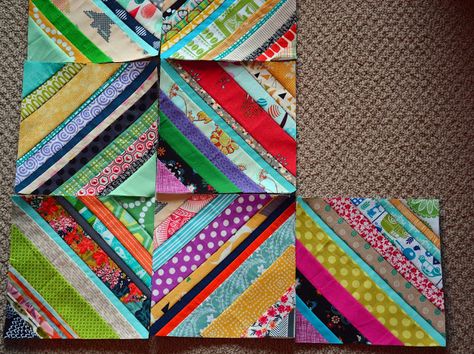 Jaceycraft: String blocks - a few tips Beginner Quilt Patterns Free, Strip Quilting, Strip Quilt Patterns, Crazy Quilts Patterns, Crumb Quilt, Strip Quilt, Jelly Roll Quilts, String Quilt, Quilt Modernen