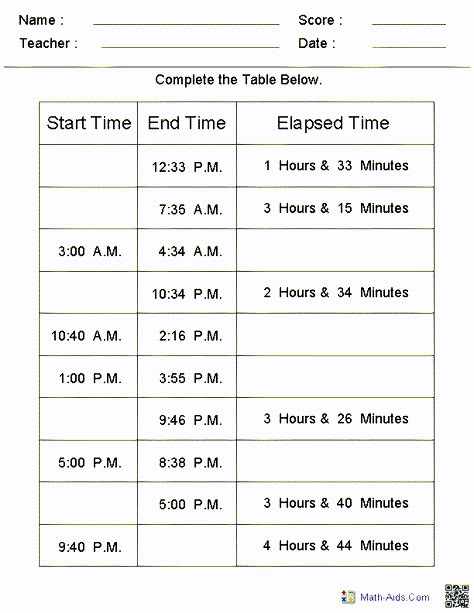 Elapsed Time Activities, Learning To Tell Time, Time Word Problems, Grade 4 Math, Math 3rd Grade, Maths Worksheet, Learn To Tell Time, Time Lessons, 4th Grade Math Worksheets