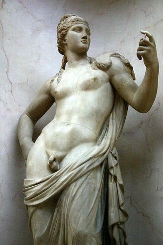 Intersex in the Middle Ages BY MEDIEVALISTS.NET – JANUARY 9, 2015 / Statue of Hermaphrodite – Louvre Statue Reference, Ancient Greek Sculpture, Classic Sculpture, Greek Statues, Medieval World, Greek Sculpture, Greco Roman, Queer Art, Louvre Museum