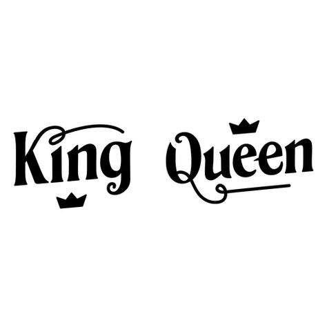 King And Queen Logo, Queen Lettering, Door Png, King Letter, King And Queen Pictures, Image King, Queen Poster, King Or Queen, Korean Best Friends