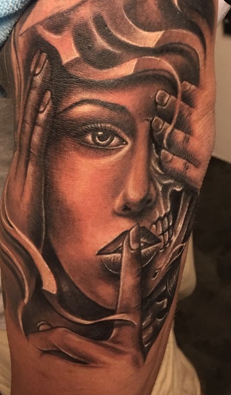 Hear no evil, see no evil, speak no evil tattoo. Speak No Evil Tattoo, No Evil Tattoo, Evil Tattoo, Peter Hale, Girl Face Tattoo, Evil Tattoos, Omerta Tattoo, Tattoo Inspiration Men, Hear No Evil