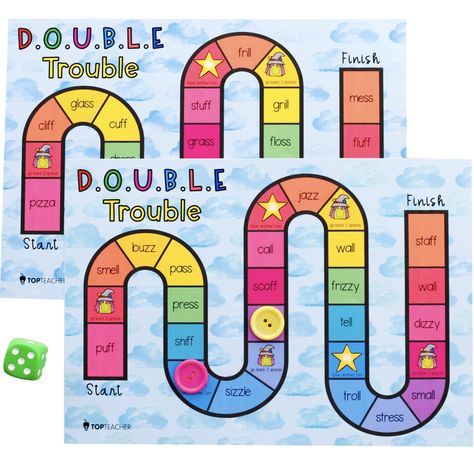 Double Consonants Activities, Double Consonant Words, Double Consonants, Consonant Words, Qr Code Activities, Ccvc Words, Online Teaching Resources, Cvcc Words, Teacher Freebies