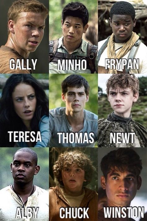 Gally Maze Runner, Tmr Cast, Maze Runner 1, Maze Runner Characters, Maze Runer, Circus Characters, Maze Runner Cast, Maze Runner Movie, Maze Runner Series