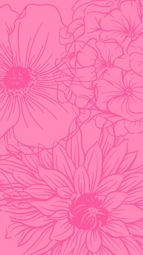 Pink Poster Background, Hot Pink Floral Wallpaper, Cute Hot Pink Wallpaper, Hot Pink Wallpaper Iphone, Hot Pink Aesthetic, Hot Pink Background, Hot Pink Wallpaper, Wallpaper Background Design, Pink Flowers Wallpaper