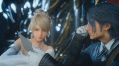 Noctis x Luna FF XV // ending II Noctis X Luna, Luna Ffxv, Noctis And Luna, Pc Background, Lucis Caelum, Word Of Faith, Final Fantasy Xv, Silent Hill, Gothic Lolita