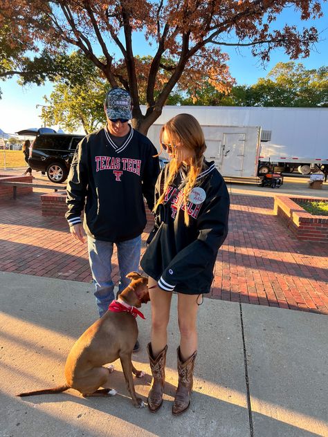 Ttu Game Day Outfit, Tech Football Game Outfit, Texas Tech Outfit, University Game Day Outfit, Virginia Tech Game Day Outfit, Cold Game Day Outfit Football, Texas Tech Game Day Outfit, Tech Game Day Outfit, Ohio State Game Day Outfit