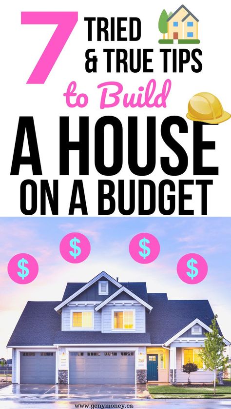 House On A Budget, Build A House, Home Building Tips, Building Tips, Home Buying Tips, Budget Planer, House Building, Budget Planning, Building A New Home